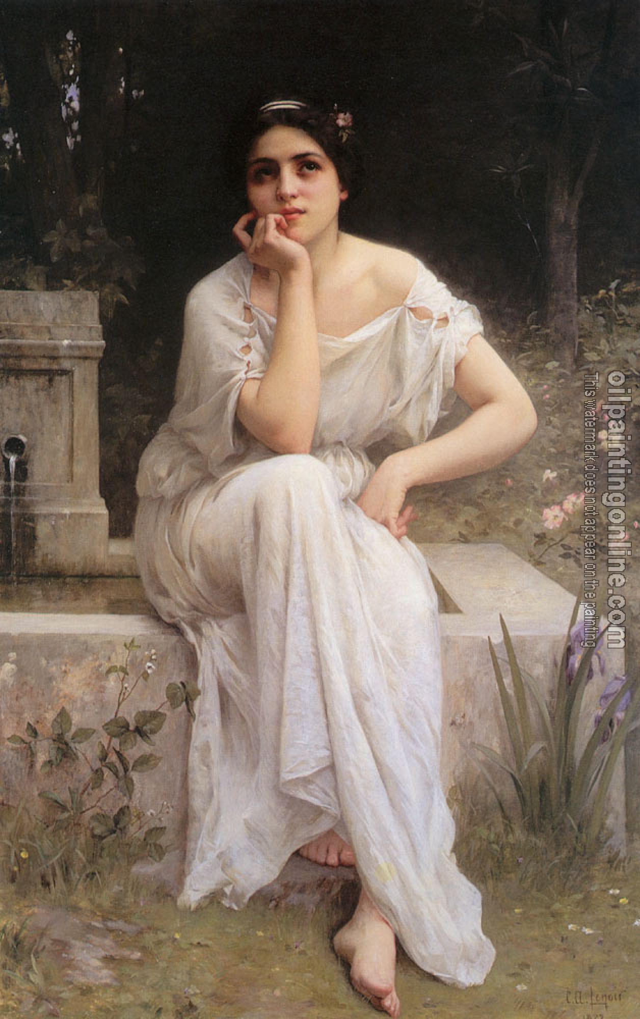 Charles Amable Lenoir - Meditation